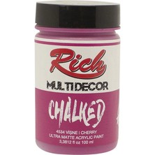 Supertrend Multi Decor Chalked Akrilik Boya 100 Cc. 4534 Vişne