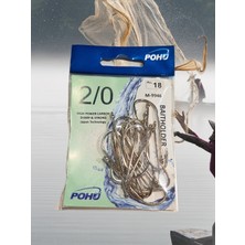 Uzun Pa.la Delikli Sap 2/0 Numara 18'li Paket Beyaz M-9946 Baitholder Olta Iğnesi