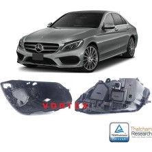 Mercedes W205 Ön Far Kasası Sol 2014 Sonrası Uyumlu