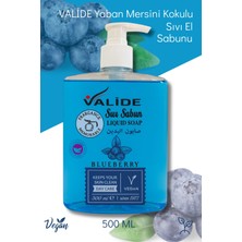 Valide Yaban Mersini (Blueberry) Kokulu Sıvı El Sabunu Vegan Günlük Bakım 500 ml