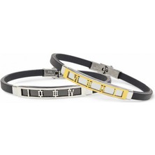 Fm Roma Rakam Desenli Çelik Bileklik 3183SCB005