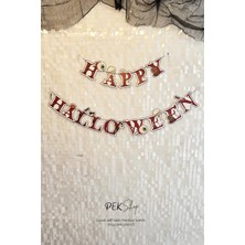 Happy Halloween Banner Cadılar Bayramı Süsü Halloween Malzemeleri