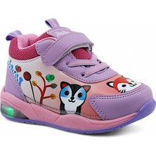 Khayt Zıpzıp Ortopedik Hafif Yuva Kreş Ev Unisex Işıklı Çocuk Spor Ayakkabı