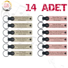 Sütlü Kahve & Yavru Ağzı, Kurumsal Eğitim Katılımcılarına Hediye, 14’lü Set, Kişisel Anahtarlık