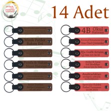 A Kahve & Nar Çiçeği, Kurumsal Konferans Katılımcılarına Hediye, 14’lü Set, Kişisel Anı Anahtarlık