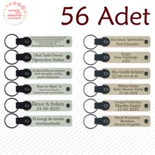 Beyaz & Sütlü Kahve, Lise Mezuniyetine Özel Sürpriz, 56’li Set, Kişisel Yazılı Deri Hediyelik