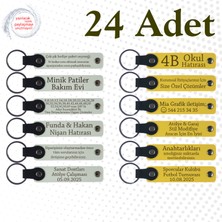 Beyaz & Sarı, Kurumsal Seminer Katılımcılarına Hediye, 24’lü Set, Kişiselleştirilebilir Hediyelik