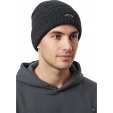 Ottoland Erkek Kışlık Kalın Bere Pamuklu Katlamalı Stone Model Sıcak Tutar Esnek Rüzgar Geçirmez