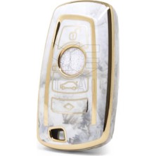 Bmw 1 3 5 7 Seri X1 X3 X4 X5 F10 F15 F16 F20 F30 F18 F25 M3 M4 Nano Mermer Desenli Anahtar Kılıfı