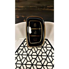 Hyundai Tucson,elentra,bayon Smart Vb.nano Yüksek Kalite Silikon Kumanda Kılıfı Siyah