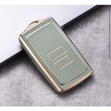 Renault Austral Megane 4 Talisman Clio 5 Kadjar Nano Anahtar Kılıfı Yeşil Gold Renk