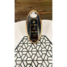 Nissan Juke Qashqai X-Trail Infinity Vb.nano Yüksek Kalite Silikon Kumanda Kılıfı Siyah