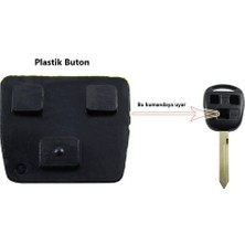 Lüx Toyota Corolla Avensis Yaris Rav4 Land Cruiser Prius Anahtar Basma Tuşu 3 Tuş Anahtar Tuşu