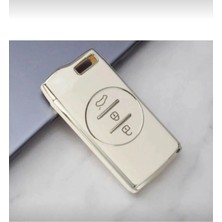 Lüx Chery Tiggo 7 Pro Nano Anahtar Kılıfı Beyaz Gümüş Silver Renk 1.ci Kalite