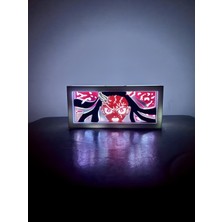 Nezuko LED Işık Kutusu – Uzaktan Kumandalı, Renkli Rgb Dekoratif Lamba