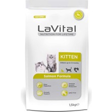 Lavital Kitten Somonlu Yavru Kedi Maması 1.5kg