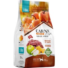 Carni Life Pumpkin Tahılsız Geyik ve Elma Yetişkin Kedi Maması 1,5kg