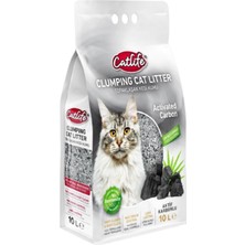 Catlife Active Karbonlu Bentonit Kedi Kumu 10LT