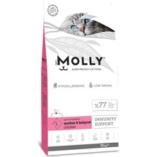 Molly Tavuklu Yavru&anne Kedi Maması 15KG