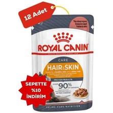 Royal Canin Hair&skin Gravy Kedi Konservesi 12X85GR 12LI