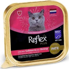 Reflex Plus Pate Somonlu ve Karidesli Yetişkin Kedi Konservesi 85GR