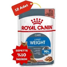Royal Canin Light Weight Yetişkin Kedi Konservesi 12X85GR 12LI