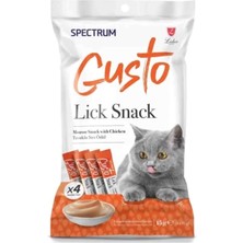 Spectrum Gusto Tavuklu Sıvı Kedi Ödül Maması 15GR (4lü)