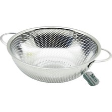 22CM  Metal Kulplu  Çelik Sepet Süzgeç Ince Tel Ayaklı (5282)