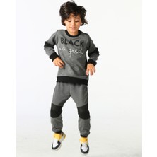 Great Black Antrasit Parçalı Eşofman Takım