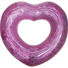 Kalp Desenli Simit 65 cm - 1909017 - Pembe (Lisinya)