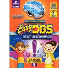 Easy Dikkati Güçlendirme Seti 3-6 Yaş B Kitapçığı