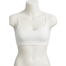 Miraxx Beyaz Mı Emay 1815 6'lı Pedli Alıştırma Sütyeni