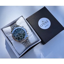 Coliseum Çelik Saat Aktif Takvim Su Geçirmez