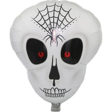 Örümcek Ağ Desenli Iskelet Folyo Balon