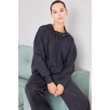DeFacto Modal Bağlama Detaylı Sweatshirt G0002AX25WN
