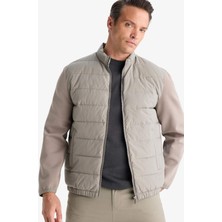DeFacto Sıcak Tutan Su Geçirmez Slim Fit Dik Yaka Esnek Mont D7532AX25AU
