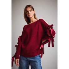 DeFacto Kayık Yaka Fiyonk Detaylı Kazak G3338AX25AU