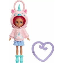 HKV98 Polly Pocket Kapüşonlu Bebekler -1 Adet Stokta Olan Gönderilir