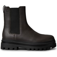 Calvin Klein Koyu Kahve Erkek Bot Lugged Chelsea Boot Hıgh Lth
