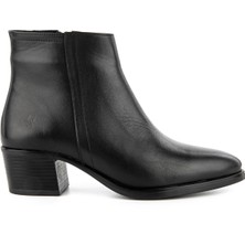 Hush Puppies Deri Siyah Kadın Topuklu Bot 725011-001