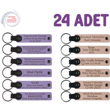 Mor Menekşe & Pudra, 24’lü Set, Kişisel Deri Hediyelik, Şirket Yıl Dönümüne Değer Katan Hediye