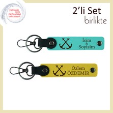Balıkçı Ruhunu Taşıyan Sevgiliye Anlamlı Armağan, Deniz Temalı Kişisel Set, Turkuaz-Sarı