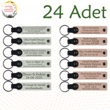 Beyaz & Pudra, Kına Gecesi Davetlilerine Anlamlı Armağan, 24’lü Set, Kişisel Hediyelik