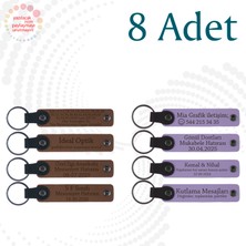 A Kahve & Mor Menekşe, Fen Öğretmeninden Sınıfına Hatıra, 8’li Set, Kişiye Özgü Mesajlı Hediyelik