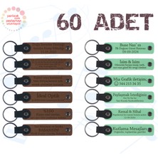 A Kahve & Yeşil, Doğum Günü Kutlamalarının Vazgeçilmezi, 60'lı Set, Kişiselleştirilebilir Hediyelik