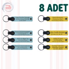 Gök Mavi & Sarı, Kişiye Özgü Mesajlı Deri Hatıra, Matematik Öğretmeninden Öğrencilere Anı 8’li Set