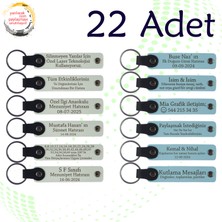 Beyaz & Gök Mavi, Şirket Kuruluş Yıl Dönümüne Özel, 22’li Set, Tarih ve Isimli Deri Hatıra