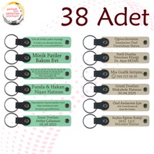 Yeşil & Sütlü Kahve, Butik Mağaza Müşterilerine Teşekkür, 38’li Set, Kişiselleştirilebilir Hatıra