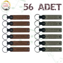 A Kahve & Kül Gri, Kafe Ziyaretçilerine Özel Sürpriz, 56’li Set, Kişisel Yazılı Deri Hediyelik