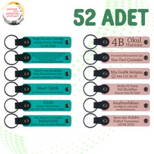 Koyu Turkuaz & Yavru Ağzı, 52’li Set, Kişiye Özel Hatıra, Yılbaşı Kutlamalarına Küçük Hediyelik